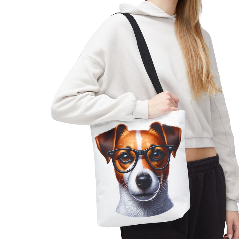 Cool Dog Tote Bag with Glasses - Perfect for Pet Lovers and Everyday Use