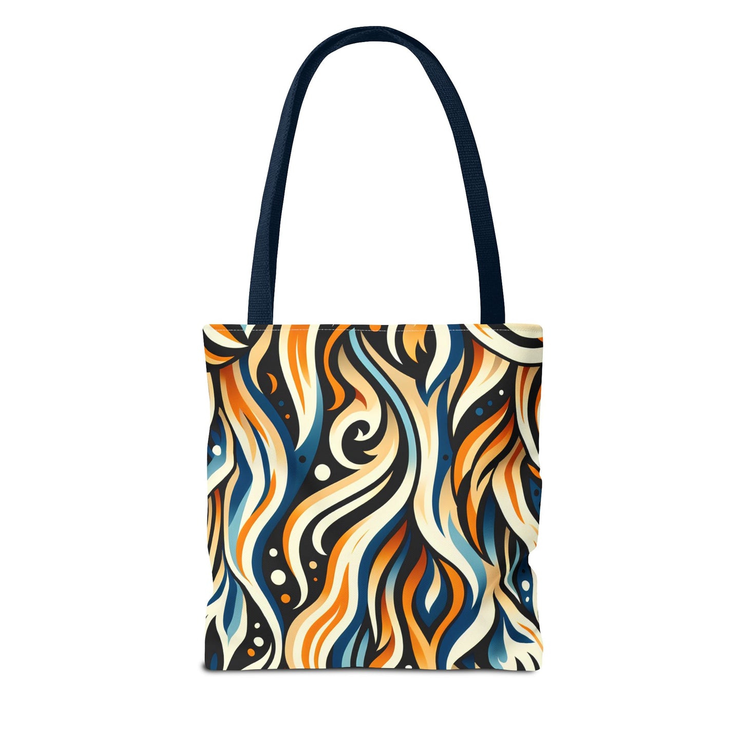 Vibrant Boho Tote Bag - Colorful AOP Design, Beach Essential, Everyday Carry, Gift Idea, Stylish and Functional