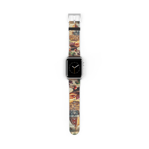 Vintage-Inspired Watch Band for Travel Enthusiasts - Perfect Gift for Adventurers