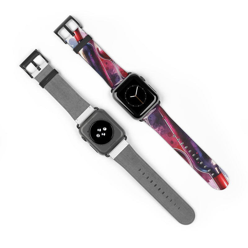 Colorful Wine-Inspired Watch Band - Perfect Gift for Wine Lovers