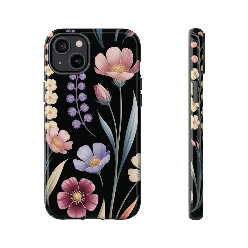 Floral Phone Case - Tough Cases with Elegant Botanical Design