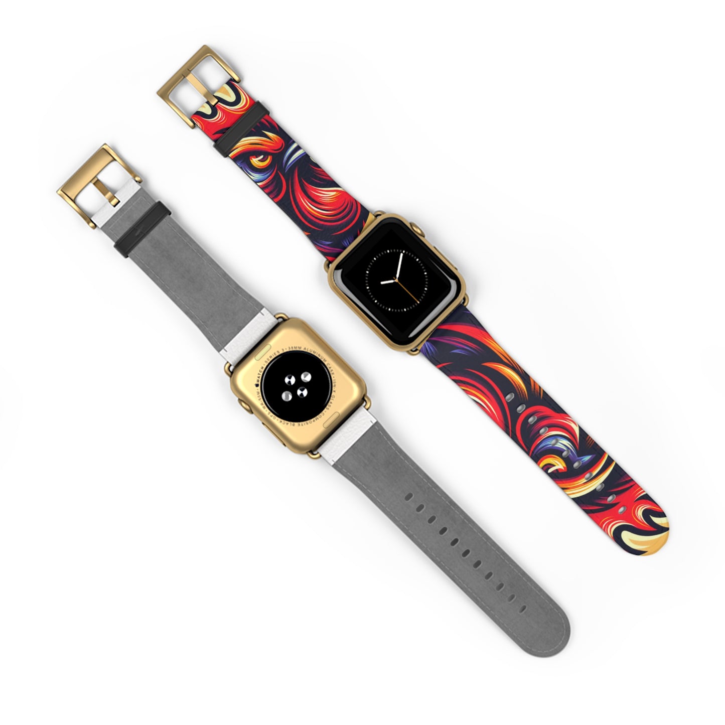 Vibrant Abstract Watch Band | Colorful Silicone Strap for Style and Comfort