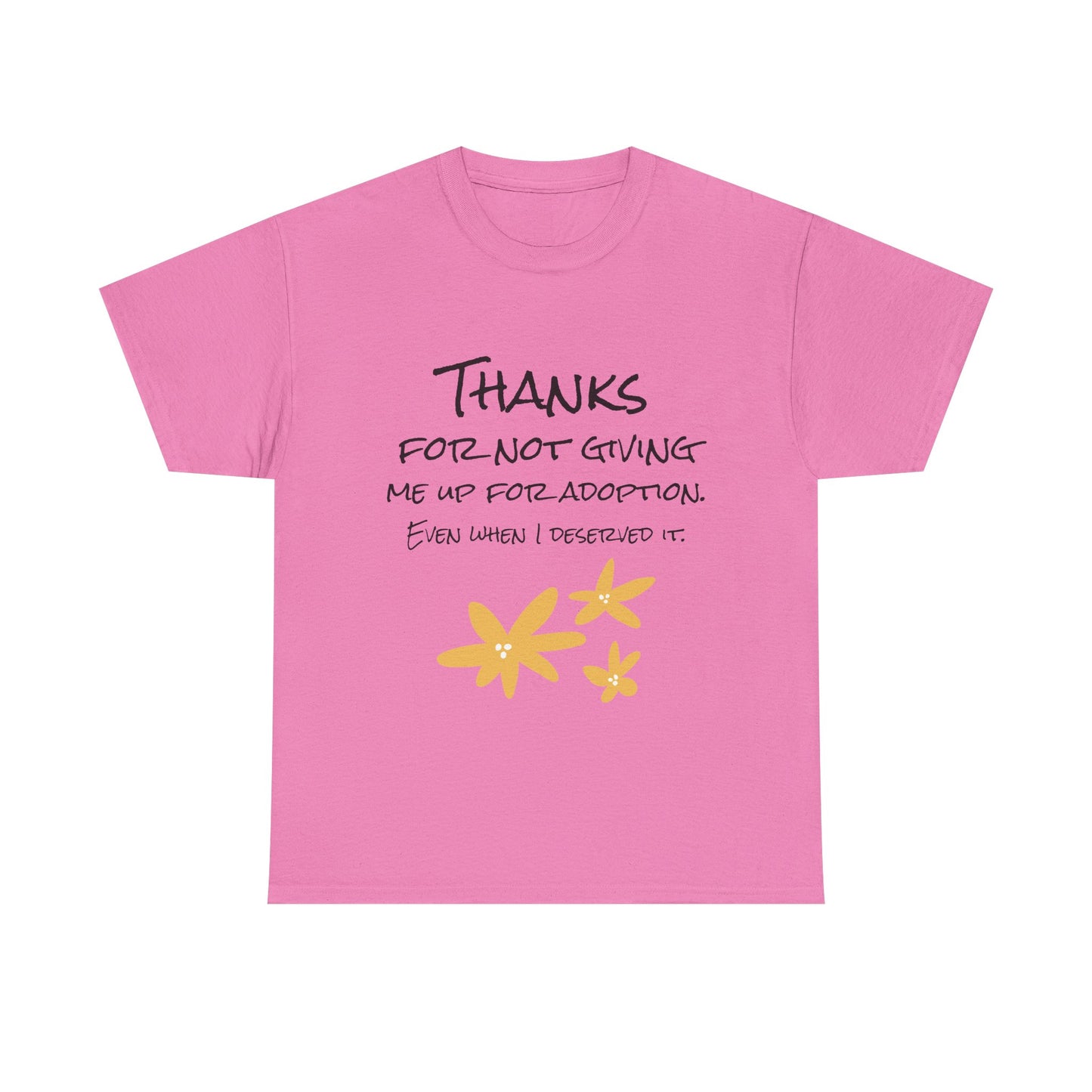 Thank You Unisex Heavy Cotton Tee - Perfect for Mother's Day!