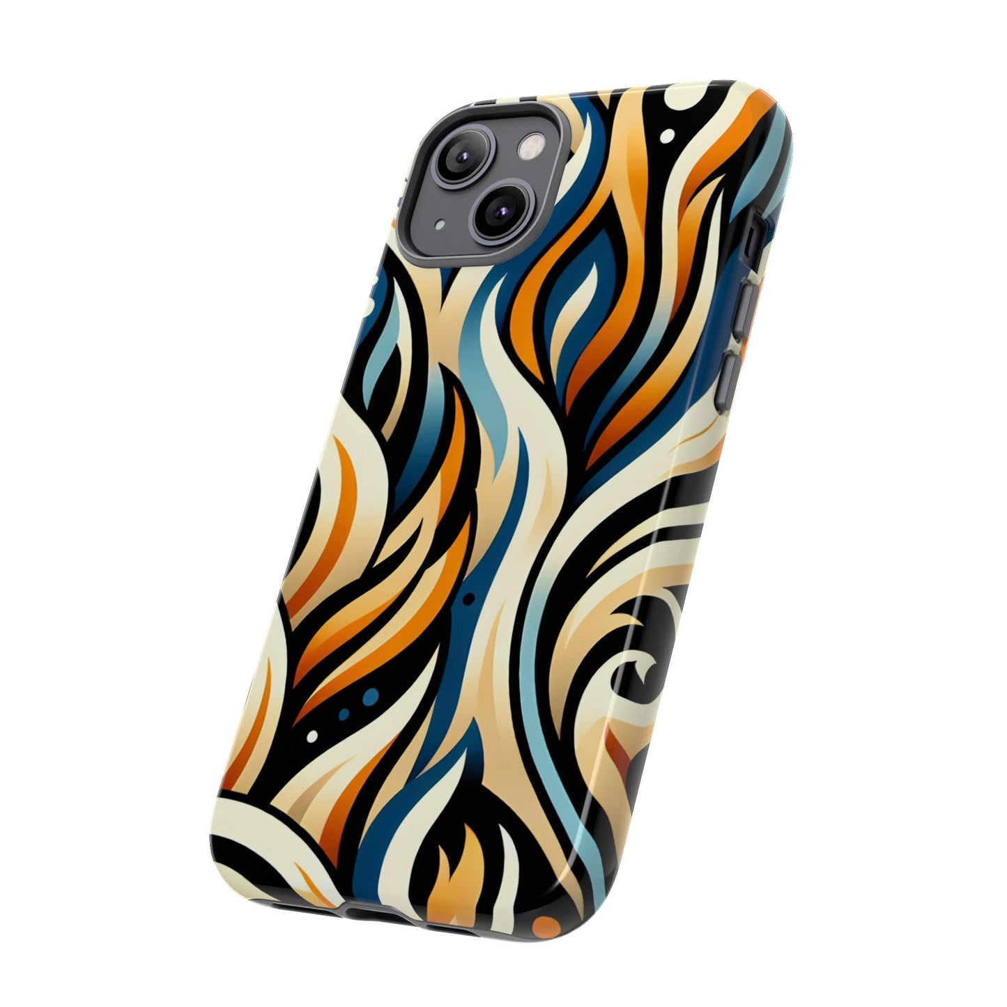 Vibrant Phone Case, Tough Cases, Bohemian Style, Colorful Phone Cover, Gift for Her, Travel Accessory