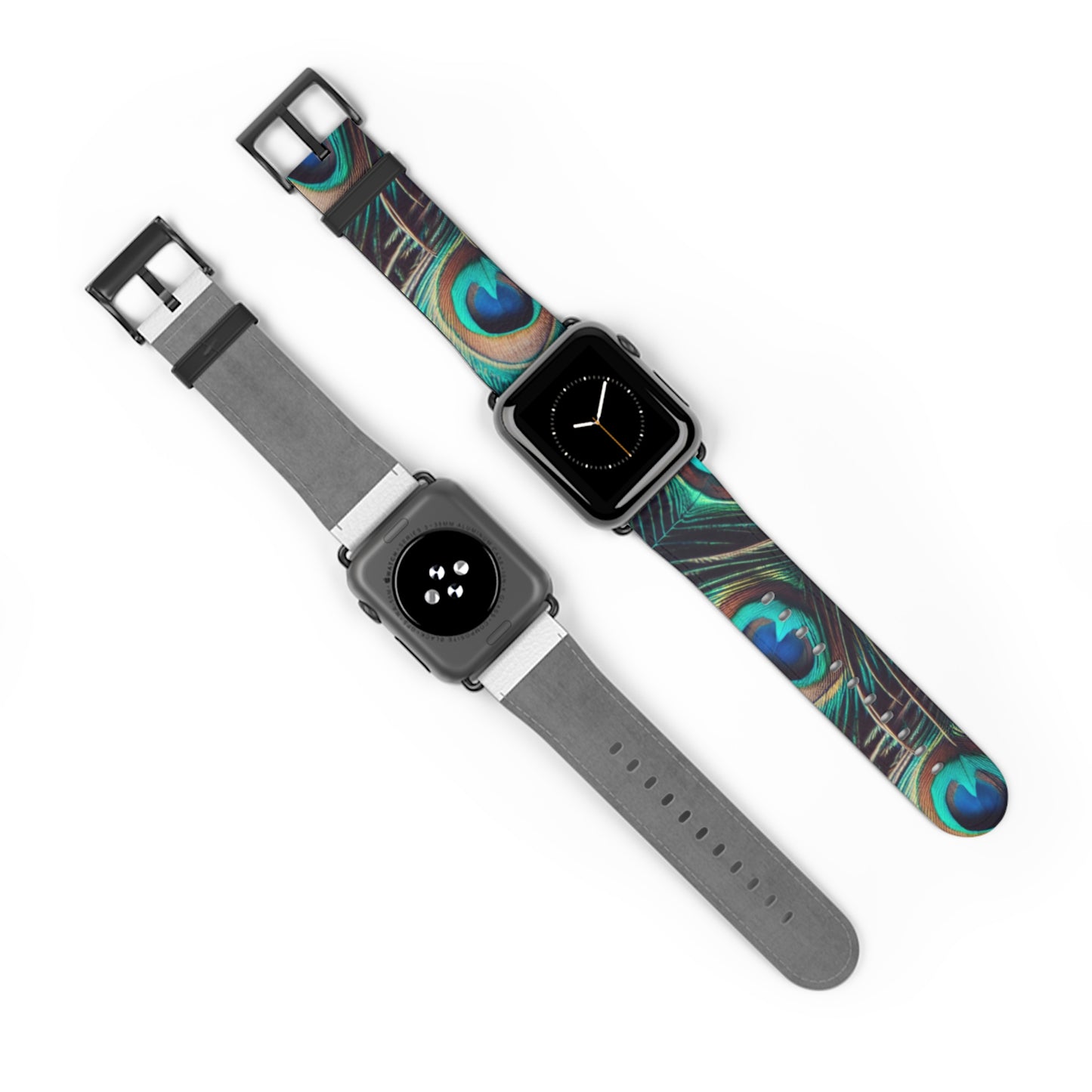 Peacock Feather Watch Band – Vibrant, Stylish Accessory for Nature Lovers
