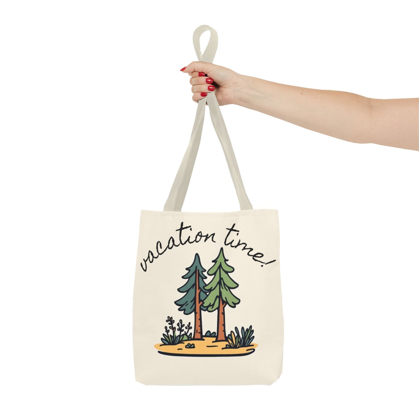 Vacation Time Tote Bag - Nature-Inspired Beach & Travel Accessory