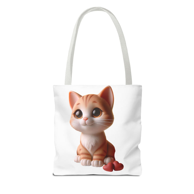 Adorable Cat Tote Bag - Cute Kawaii Design for Cat Lovers