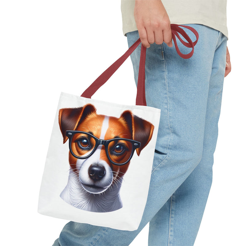 Cool Dog Tote Bag with Glasses - Perfect for Pet Lovers and Everyday Use