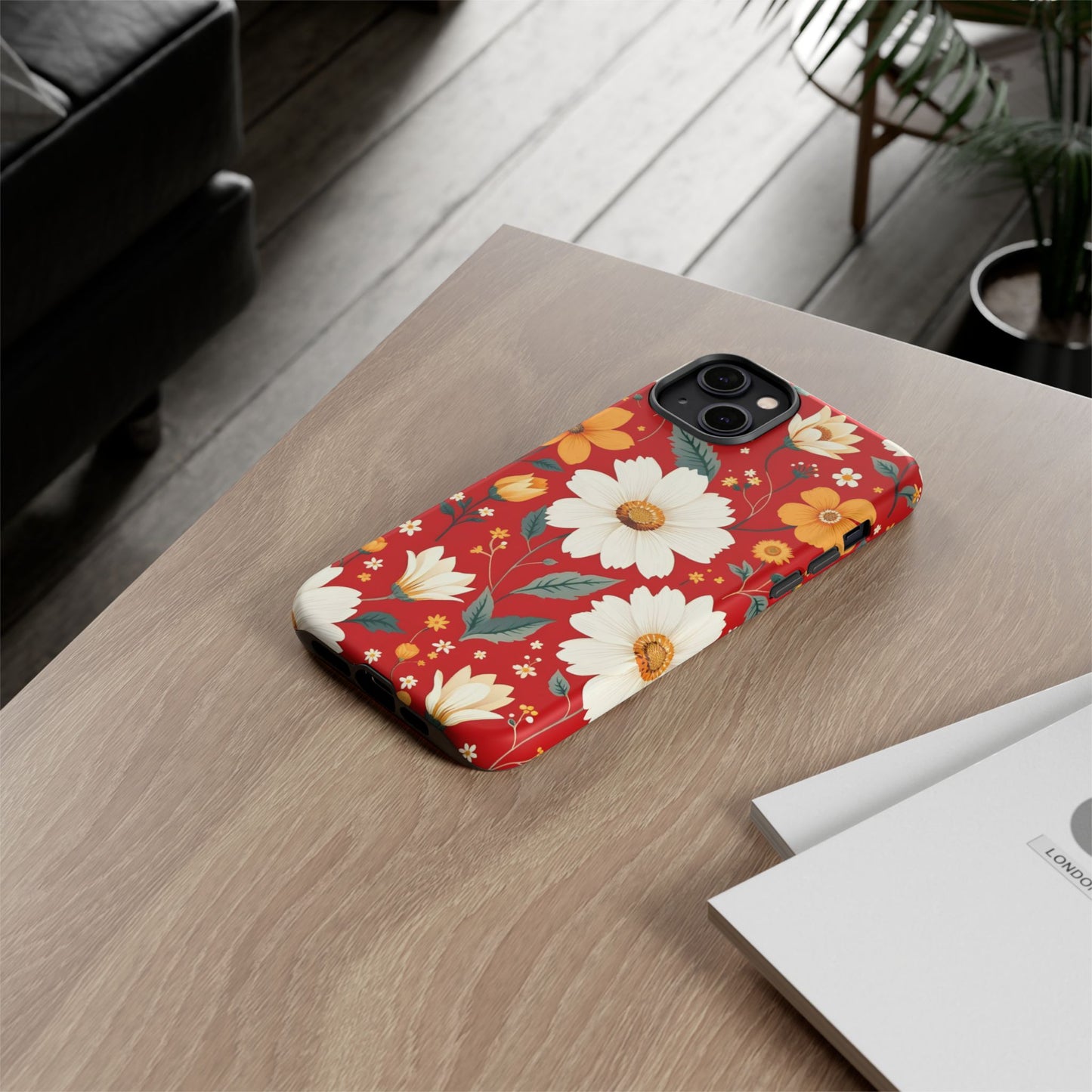 Floral Tough Phone Case | Durable Protection with Vibrant Flowers