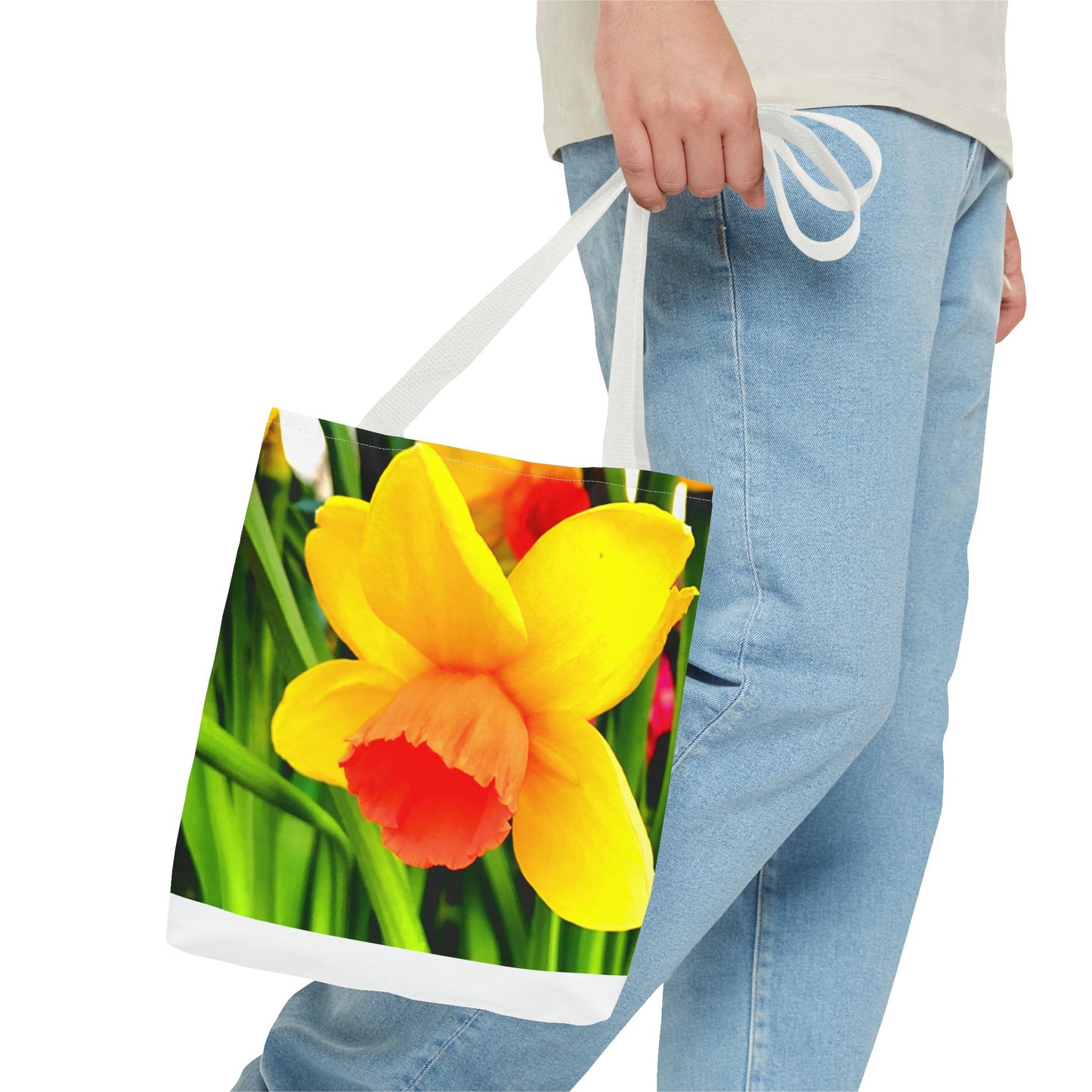 Bright Floral Tote Bag (AOP)
