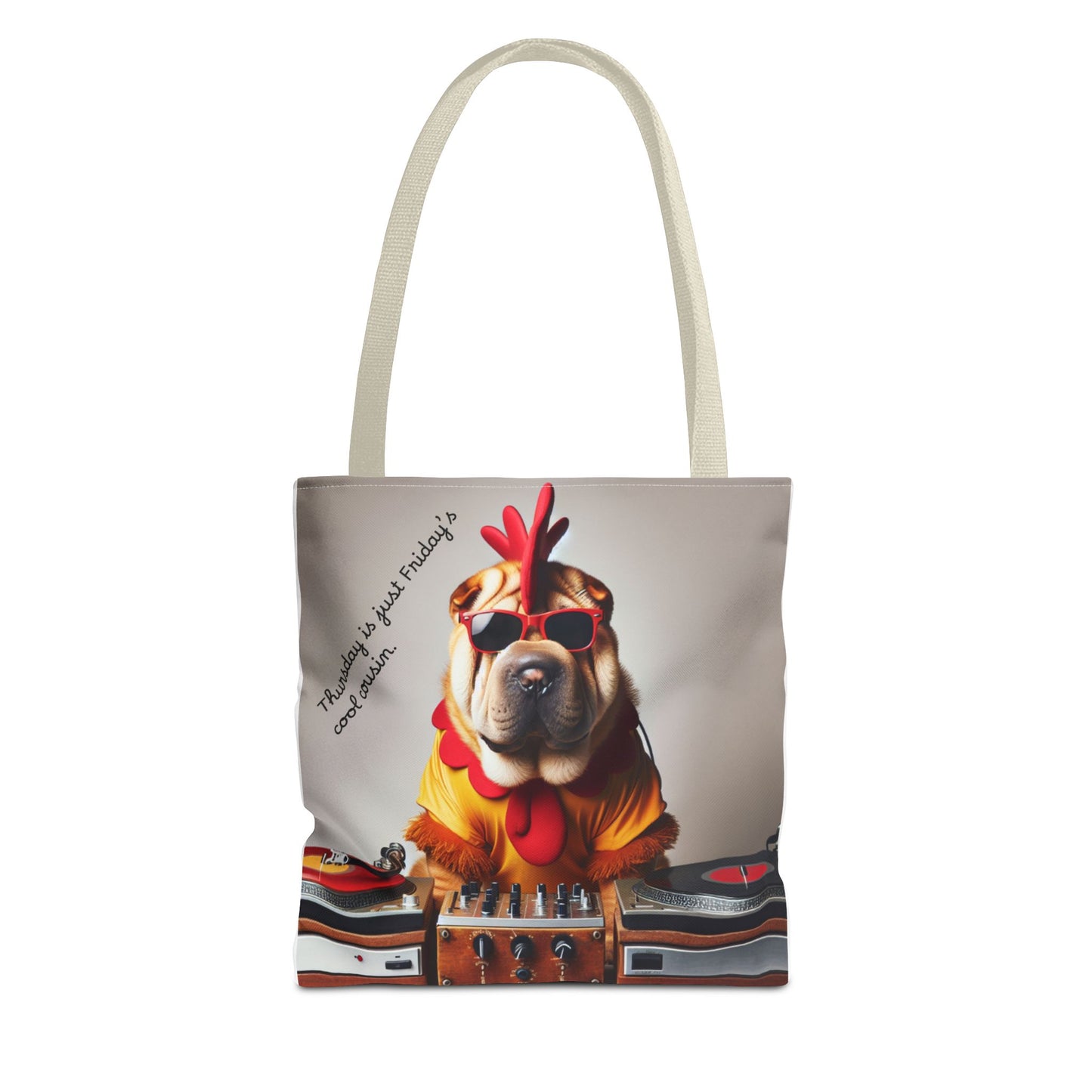 Cool DJ Dog Tote Bag - Perfect for Music Lovers and Pet Owners