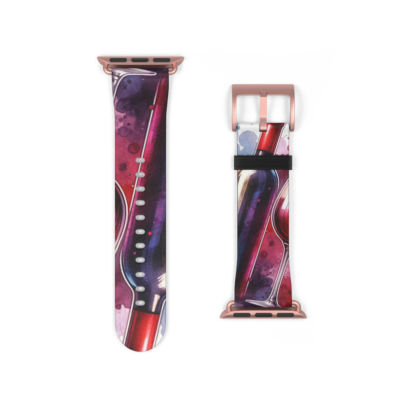Colorful Wine-Inspired Watch Band - Perfect Gift for Wine Lovers