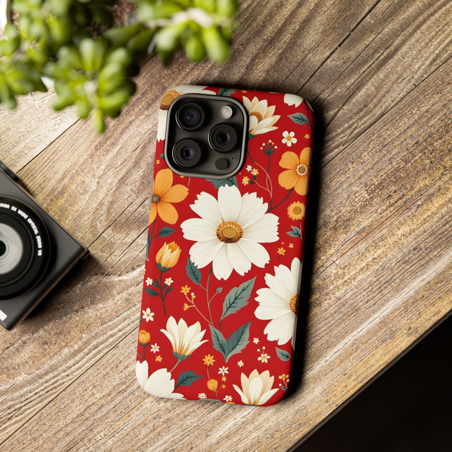 Floral Tough Phone Case | Durable Protection with Vibrant Flowers