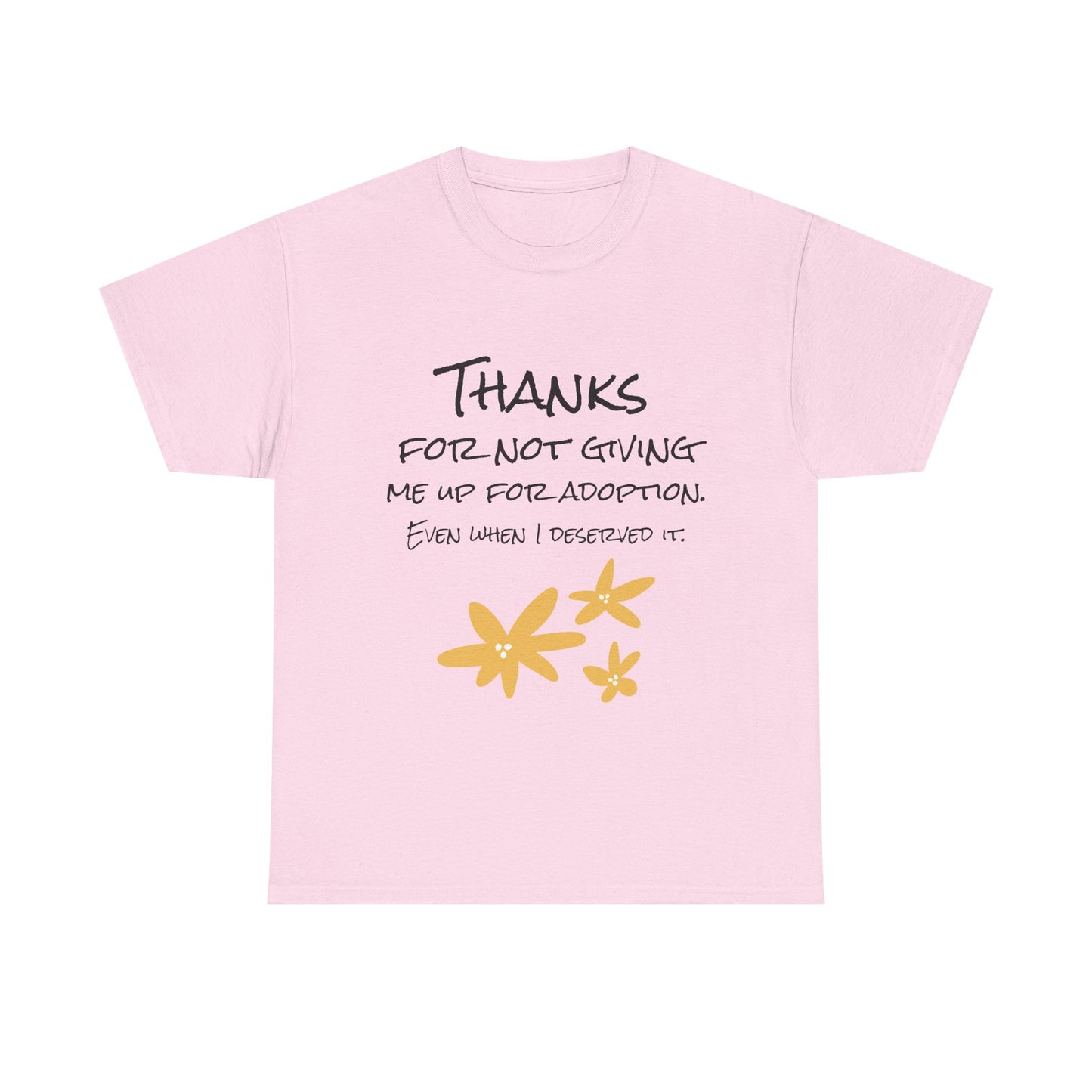 Thank You Unisex Heavy Cotton Tee - Perfect for Mother's Day!