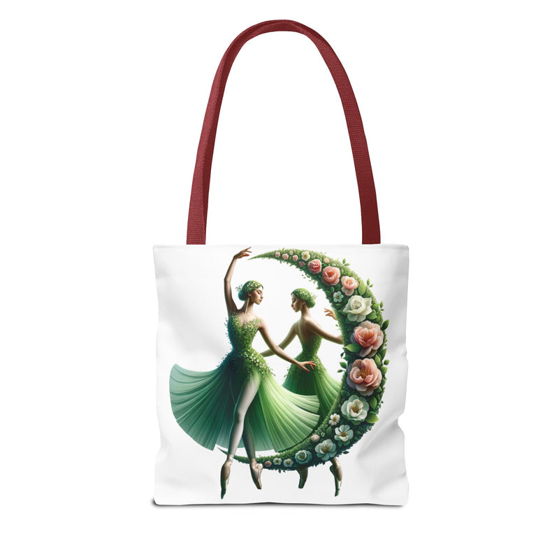 Elegant Floral Ballerina Tote Bag - Perfect for Dance Lovers & Special Occasions