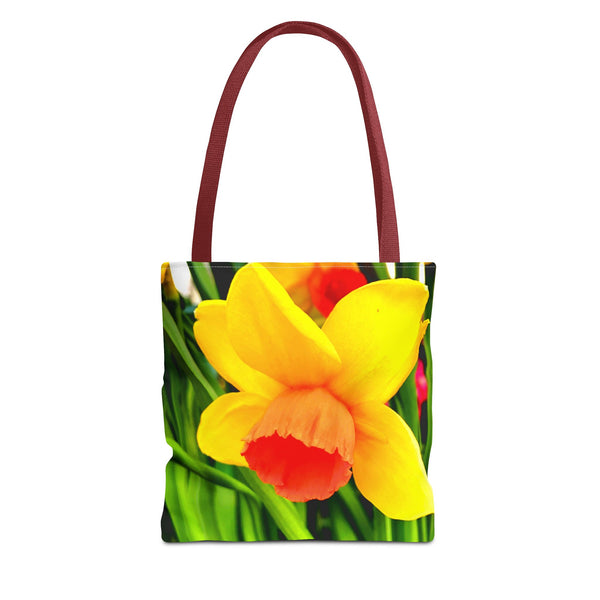 Bright Floral Tote Bag (AOP)