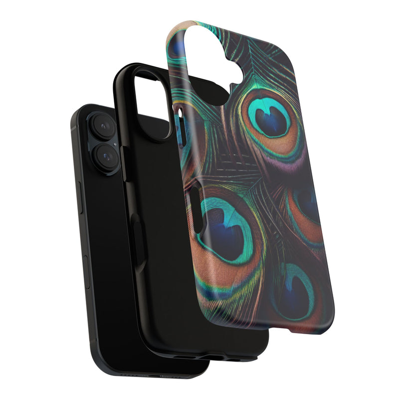 Peacock Feather Phone Case - Tough & Stylish Protection