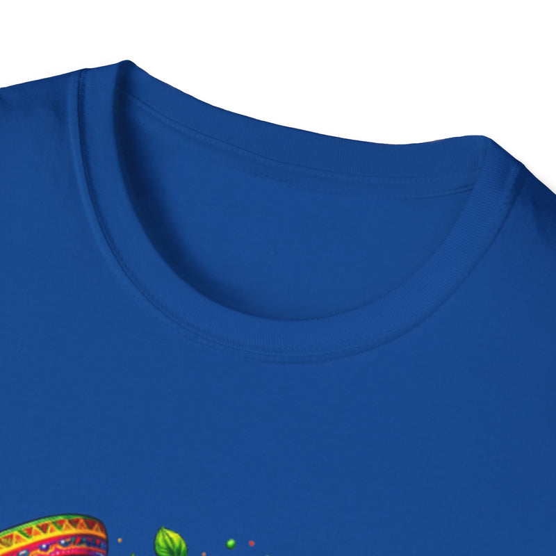 Fiesta Vibes Unisex Softstyle T-Shirt - Colorful Margarita Design