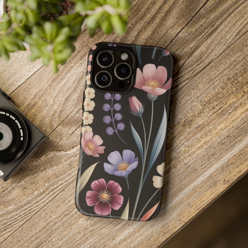Floral Phone Case - Tough Cases with Elegant Botanical Design