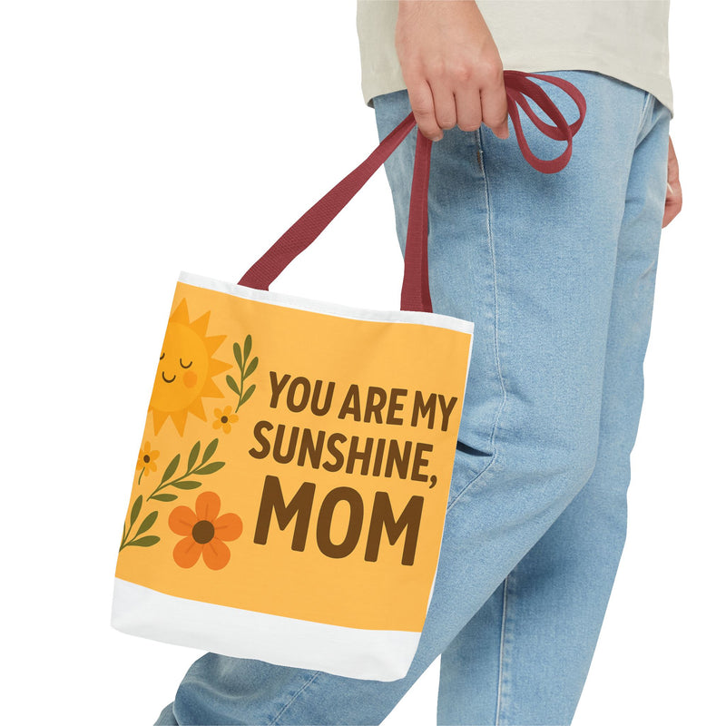 Bright Floral Tote Bag - 'You Are My Sunshine, Mom' - Perfect Gift for Mother's Day