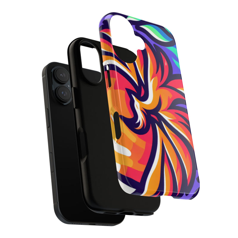 Vibrant Phoenix Phone Case - Tough Cases for Bold Style