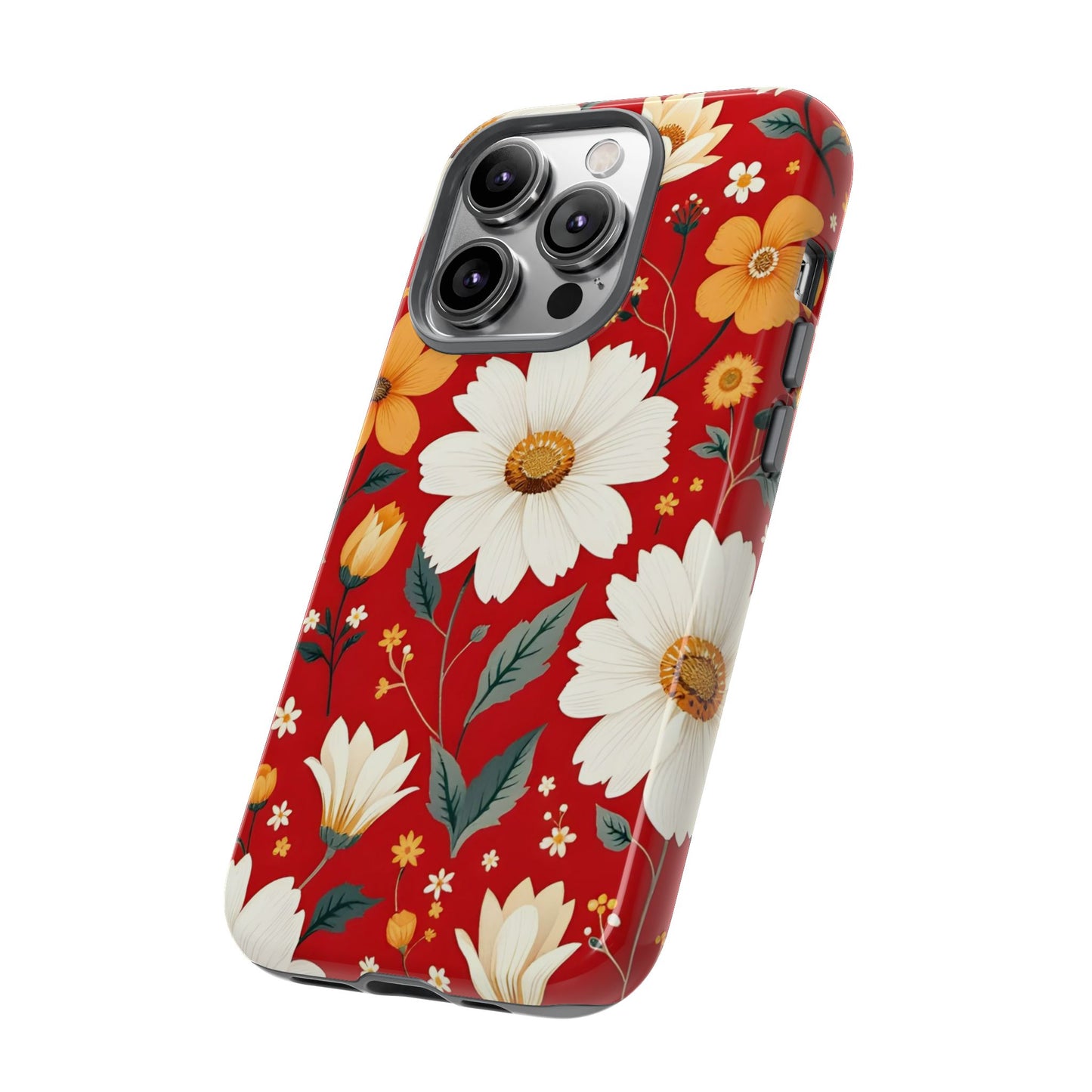 Floral Tough Phone Case | Durable Protection with Vibrant Flowers