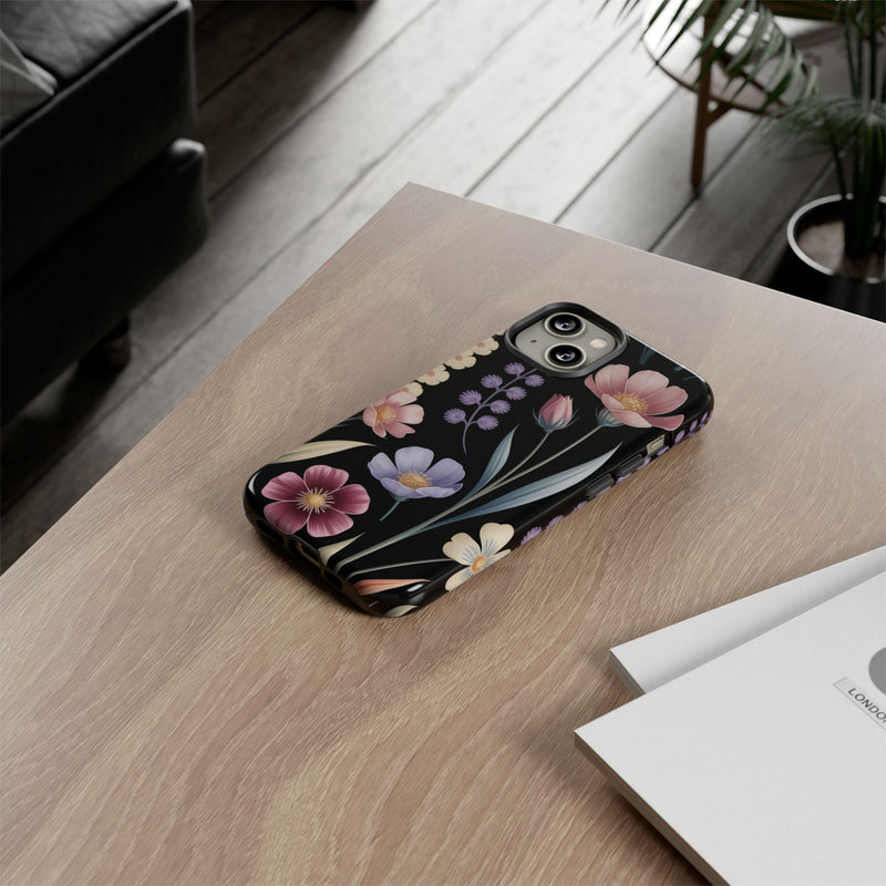 Floral Phone Case - Tough Cases with Elegant Botanical Design