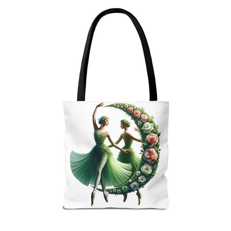 Elegant Floral Ballerina Tote Bag - Perfect for Dance Lovers & Special Occasions