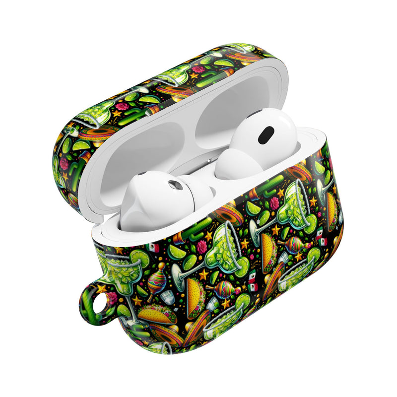 Fiesta AirPod Case – Fun Cactus & Margarita Design