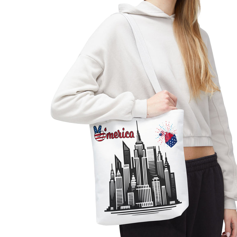 Patriotic NYC Tote Bag - Celebrate America with Style
