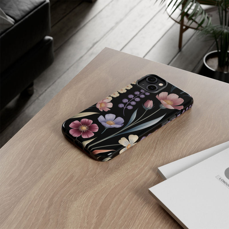 Floral Phone Case - Tough Cases with Elegant Botanical Design