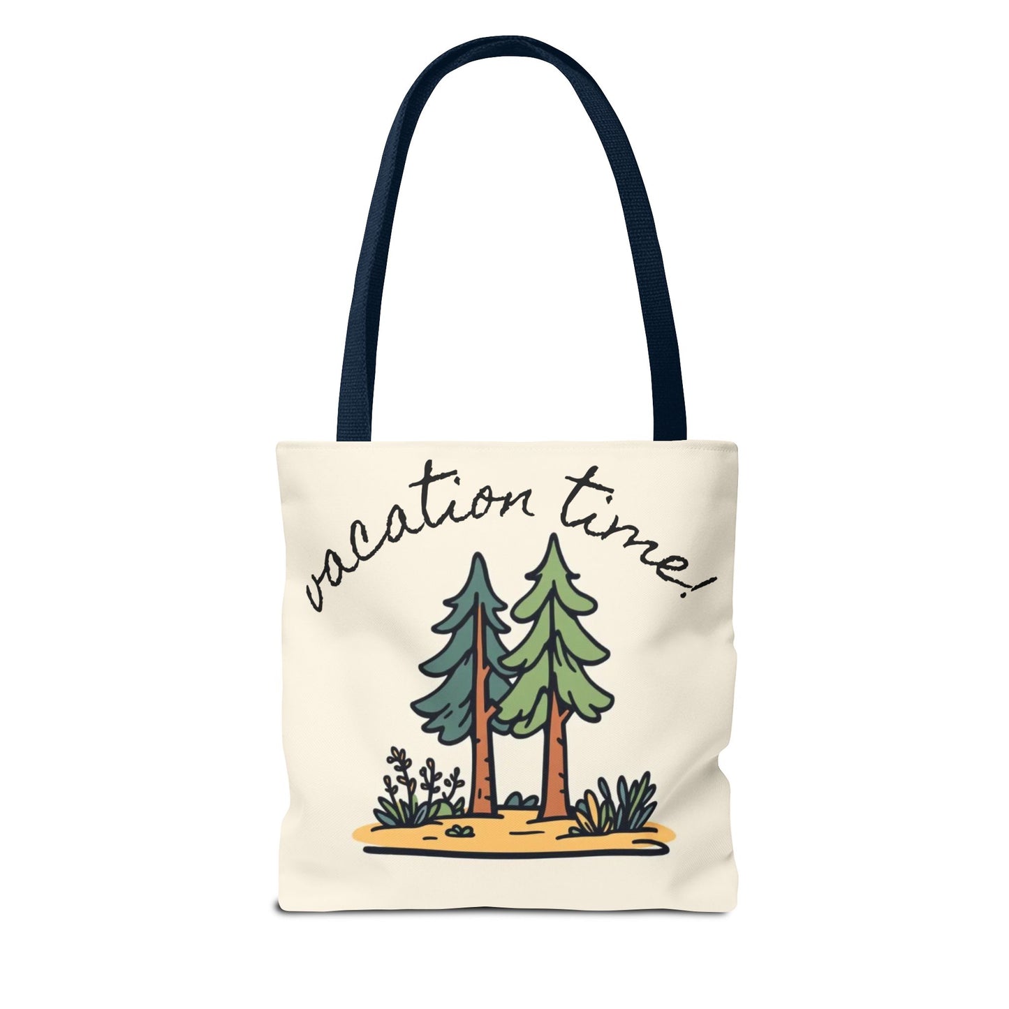 Vacation Time Tote Bag - Nature-Inspired Beach & Travel Accessory