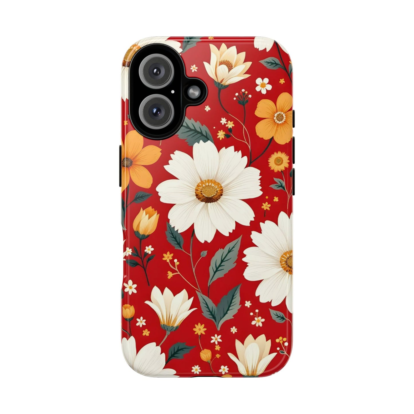 Floral Tough Phone Case | Durable Protection with Vibrant Flowers
