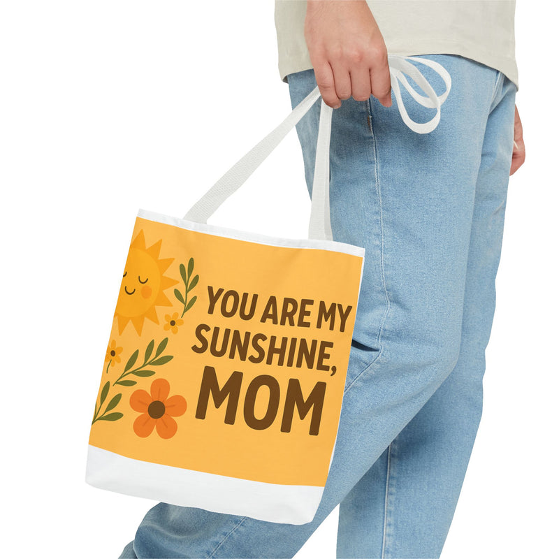 Bright Floral Tote Bag - 'You Are My Sunshine, Mom' - Perfect Gift for Mother's Day