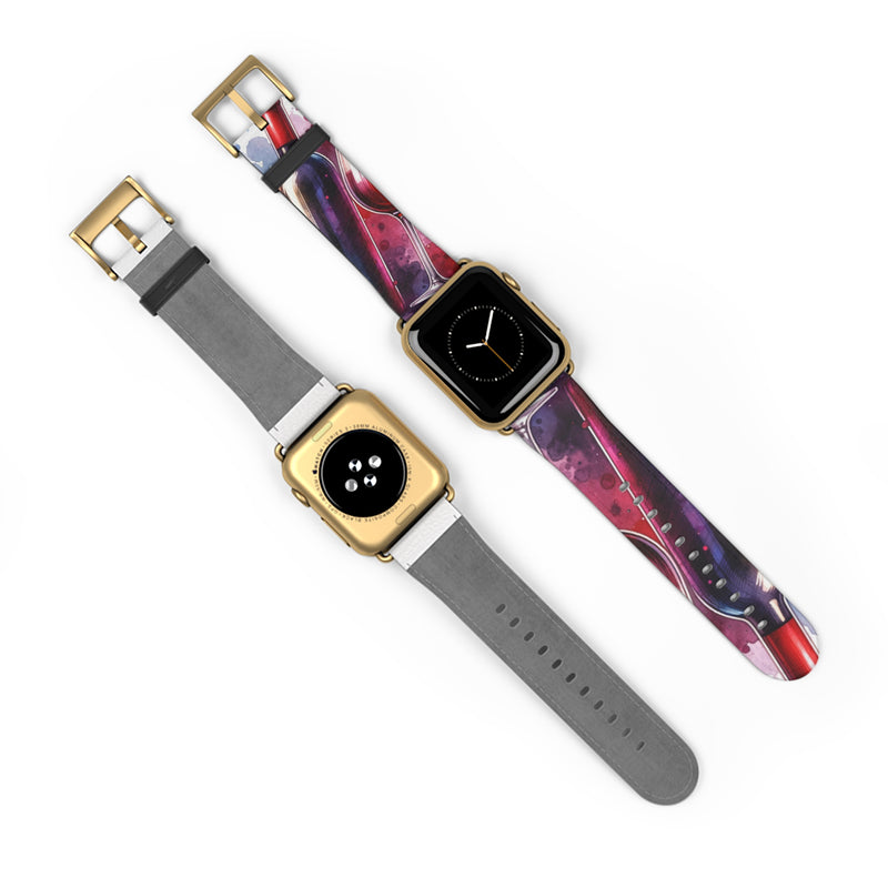 Colorful Wine-Inspired Watch Band - Perfect Gift for Wine Lovers