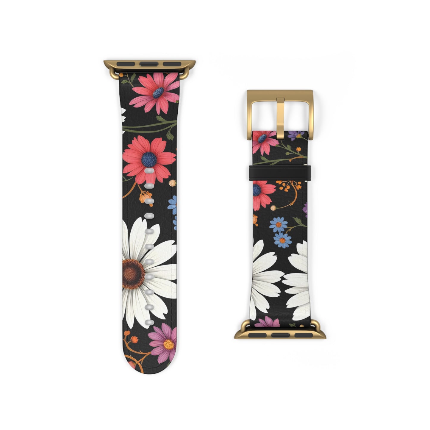 Floral Print Watch Band - Stylish Accessory for Spring & Summer