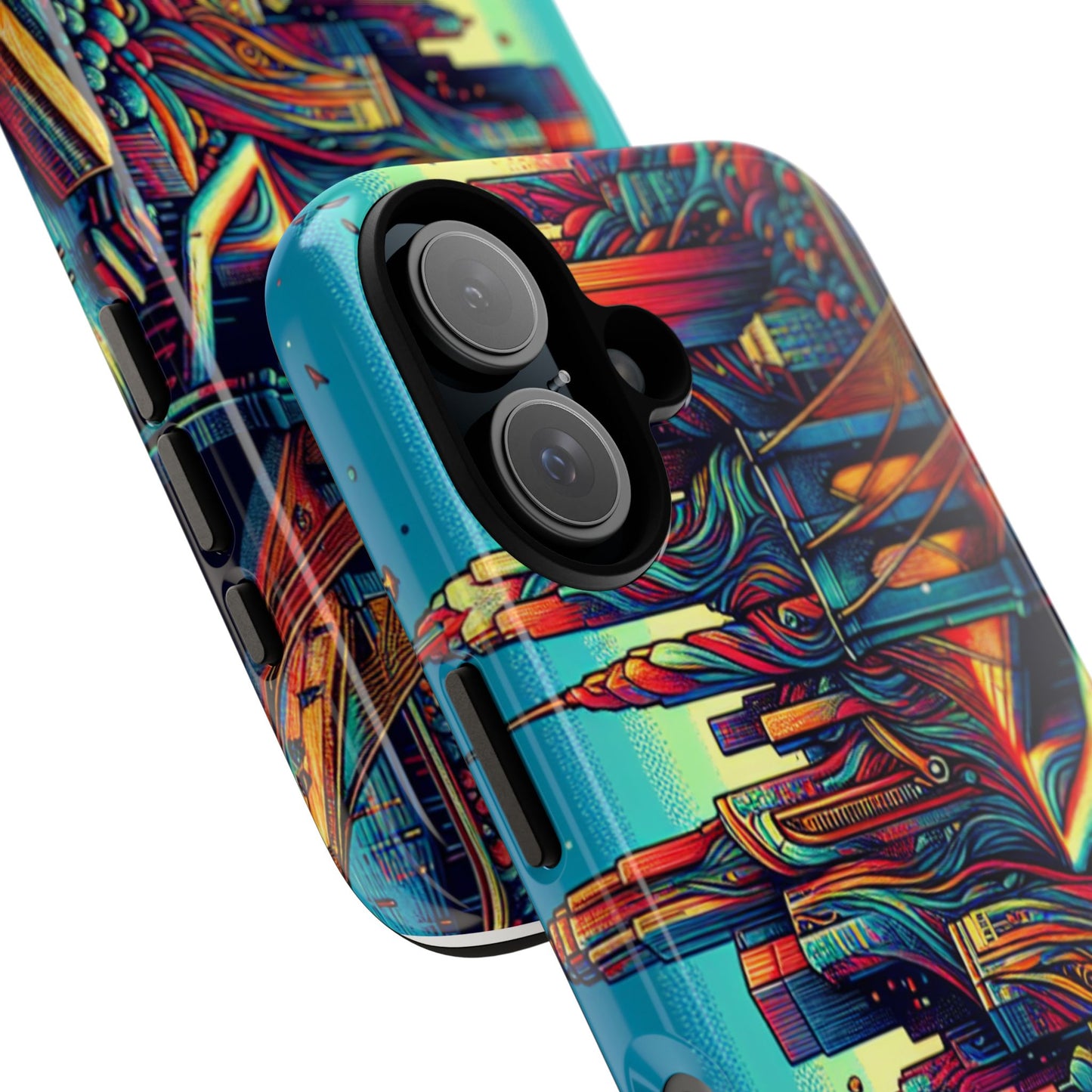 Artistic Phone Case - Vibrant NYC Design for Urban Enthusiasts