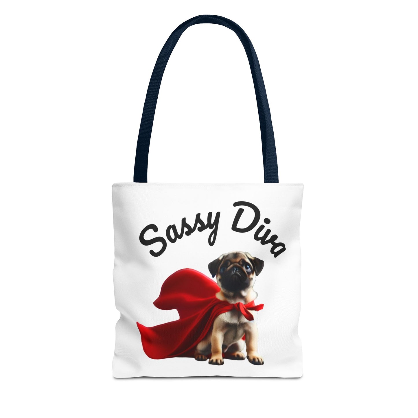Sassy Diva Tote Bag, Stylish Eco-Friendly Bag, Pet Lover Gift, Dog Mom Accessory, Fun Shopping Bag, Animal Themed Purse