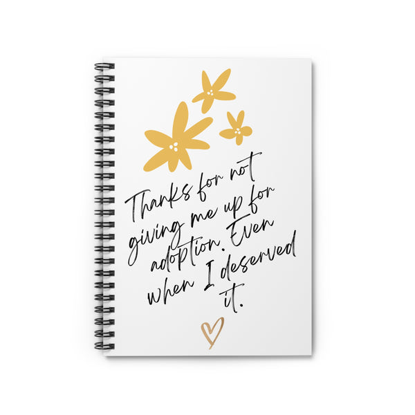 Inspirational Spiral Notebook for Gratitude and Reflection