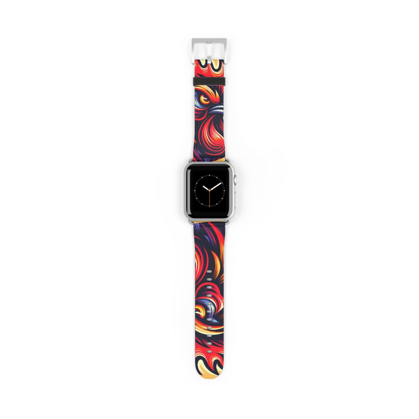 Vibrant Abstract Watch Band | Colorful Silicone Strap for Style and Comfort