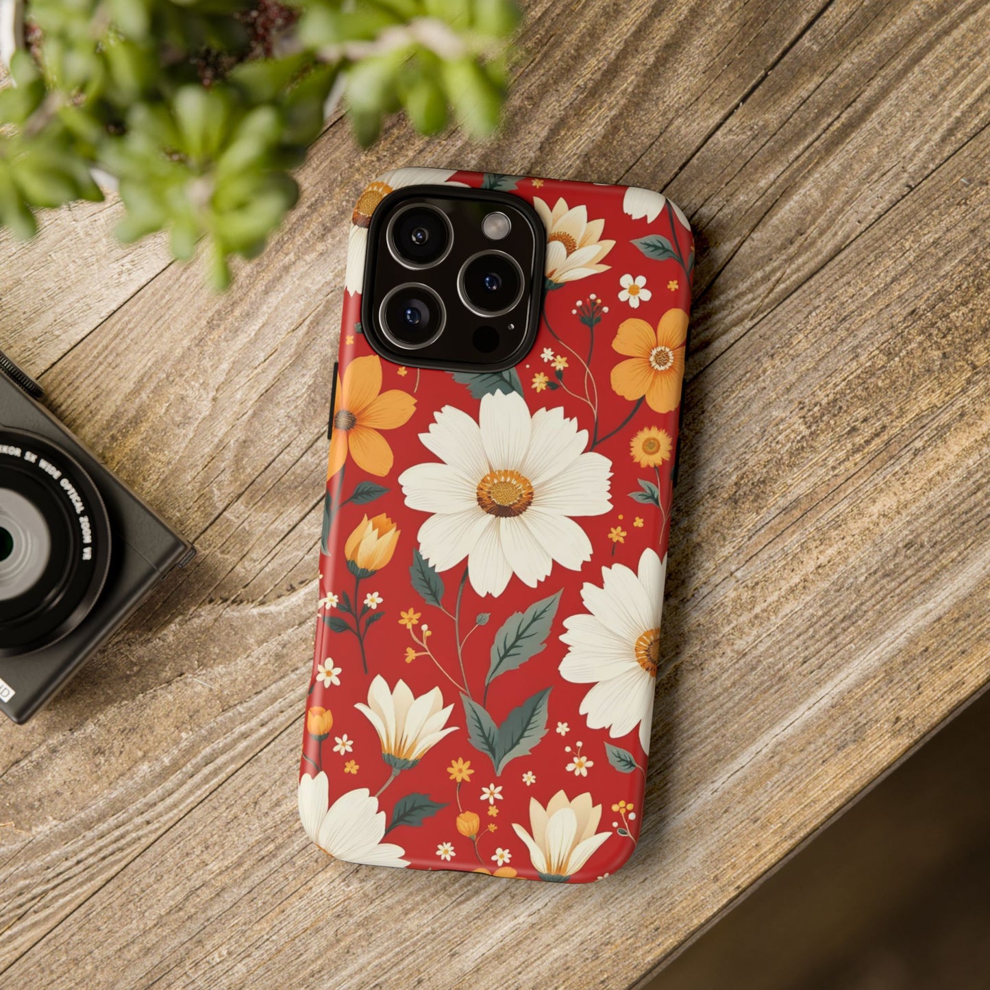 Floral Tough Phone Case | Durable Protection with Vibrant Flowers