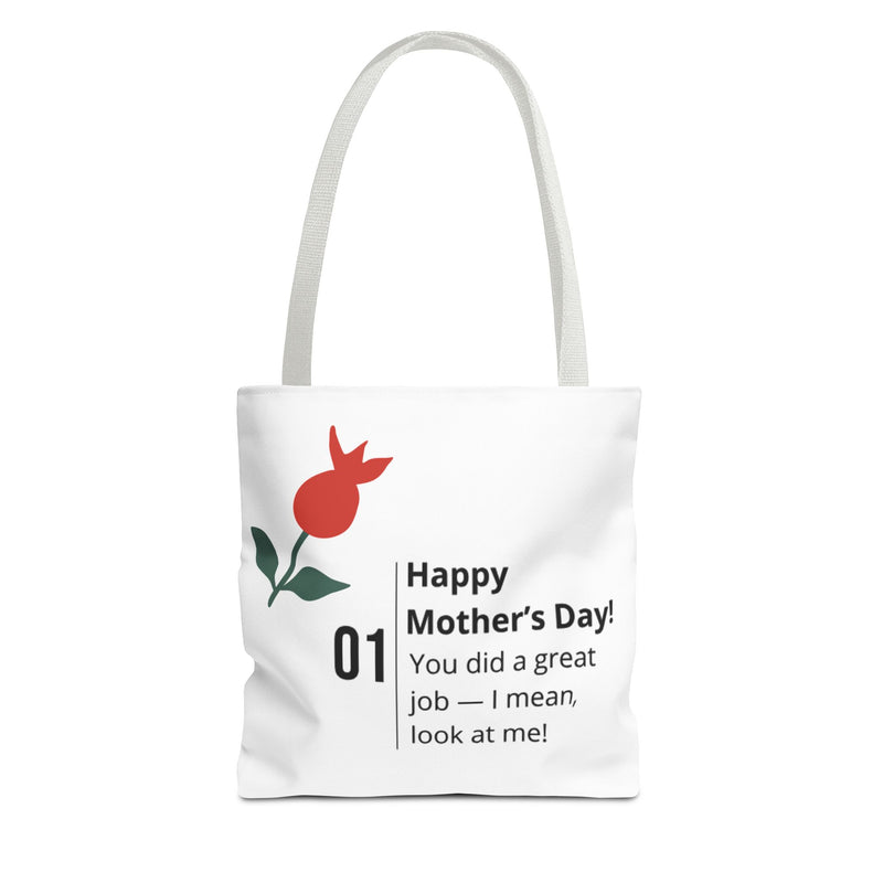 Happy Mother's Day Tote Bag - Fun and Spirited Gift for Moms
