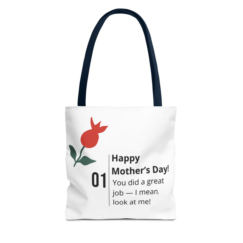 Happy Mother's Day Tote Bag - Fun and Spirited Gift for Moms