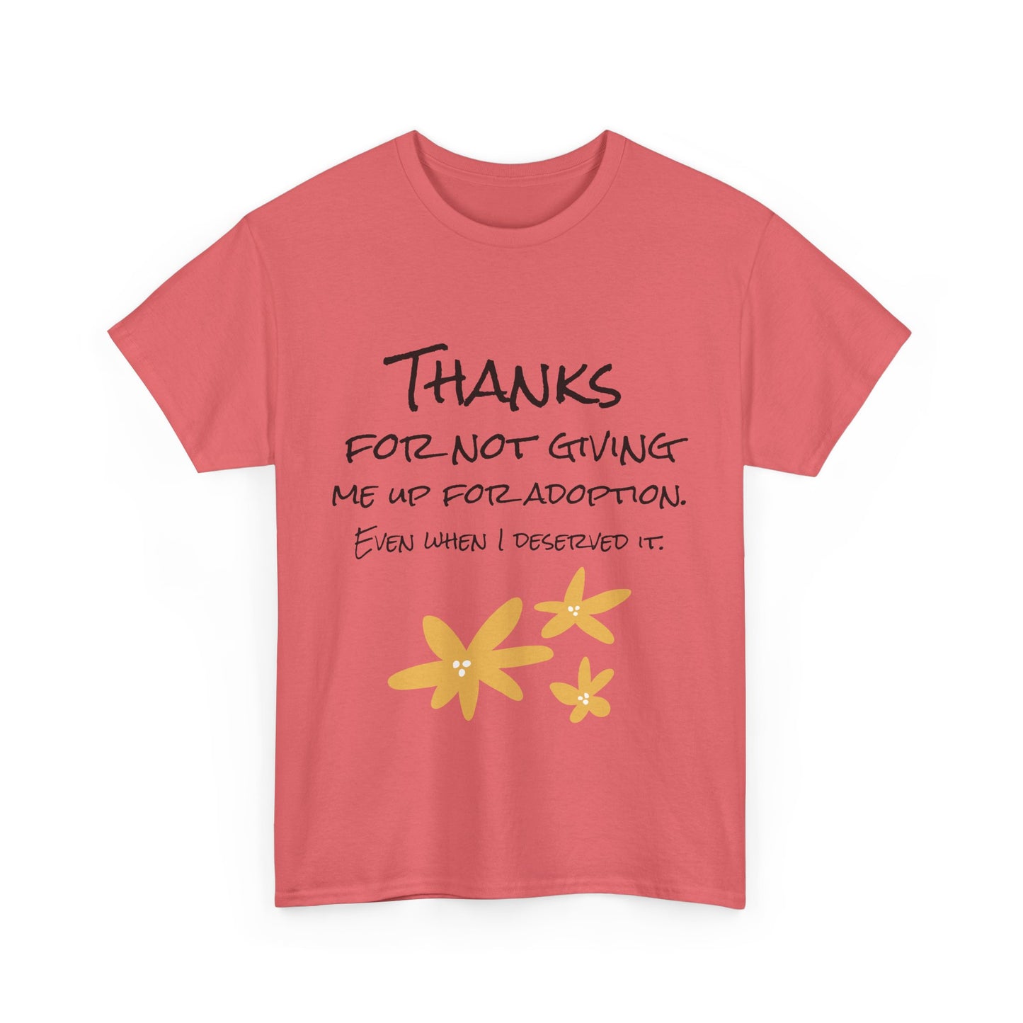 Thank You Unisex Heavy Cotton Tee - Perfect for Mother's Day!