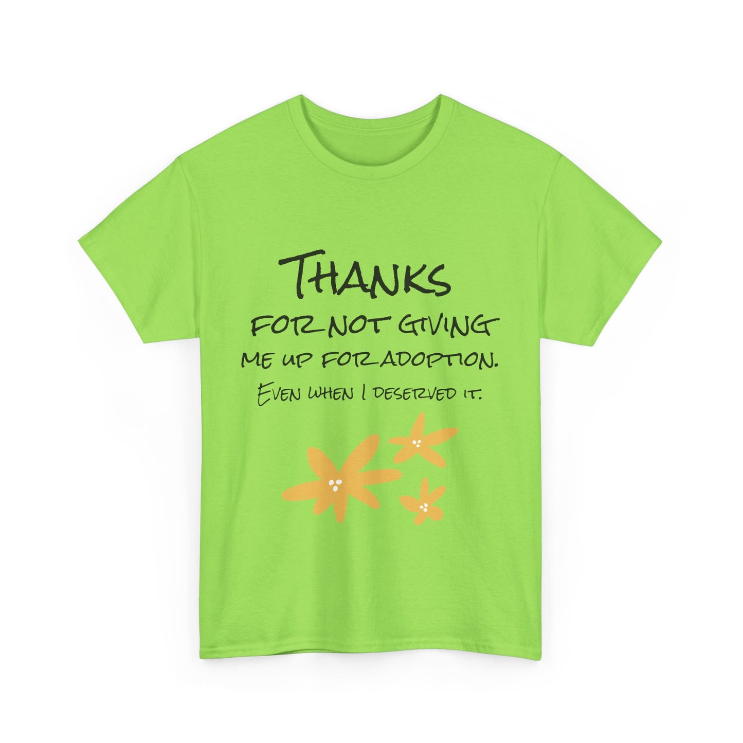 Thank You Unisex Heavy Cotton Tee - Perfect for Mother's Day!