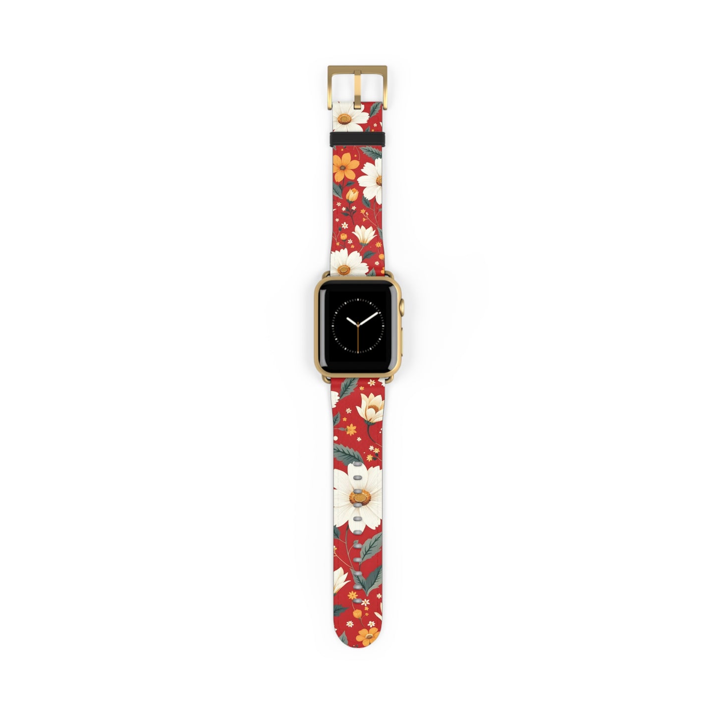 Floral Pattern Watch Band - Stylish & Vibrant Accessory for Everyday Use