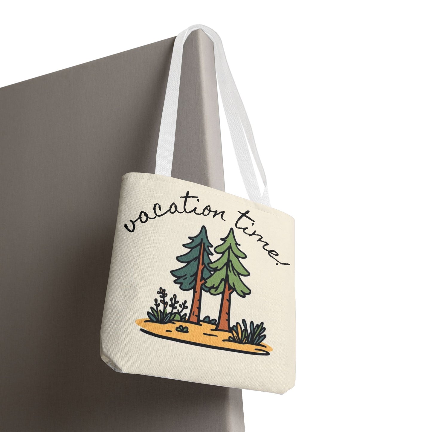 Vacation Time Tote Bag - Nature-Inspired Beach & Travel Accessory