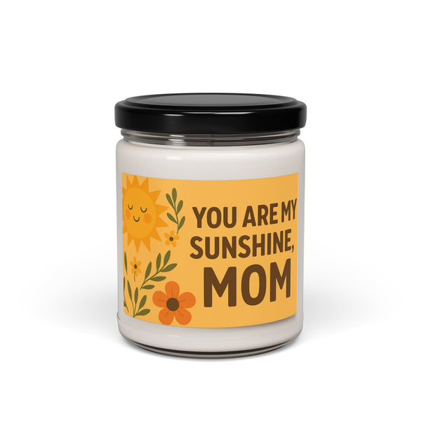 You Are My Sunshine Soy Candle - 9oz Aromatherapy Candle for Moms