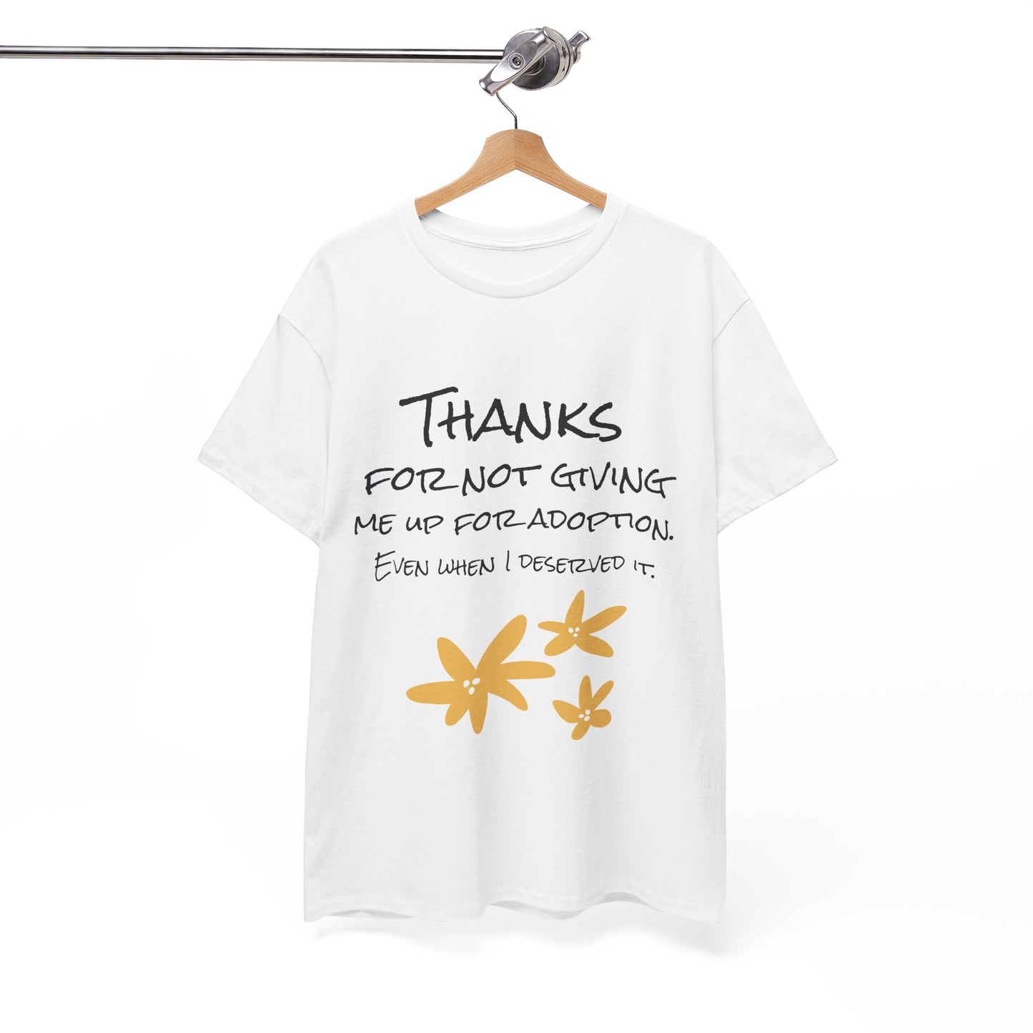 Thank You Unisex Heavy Cotton Tee - Perfect for Mother's Day!