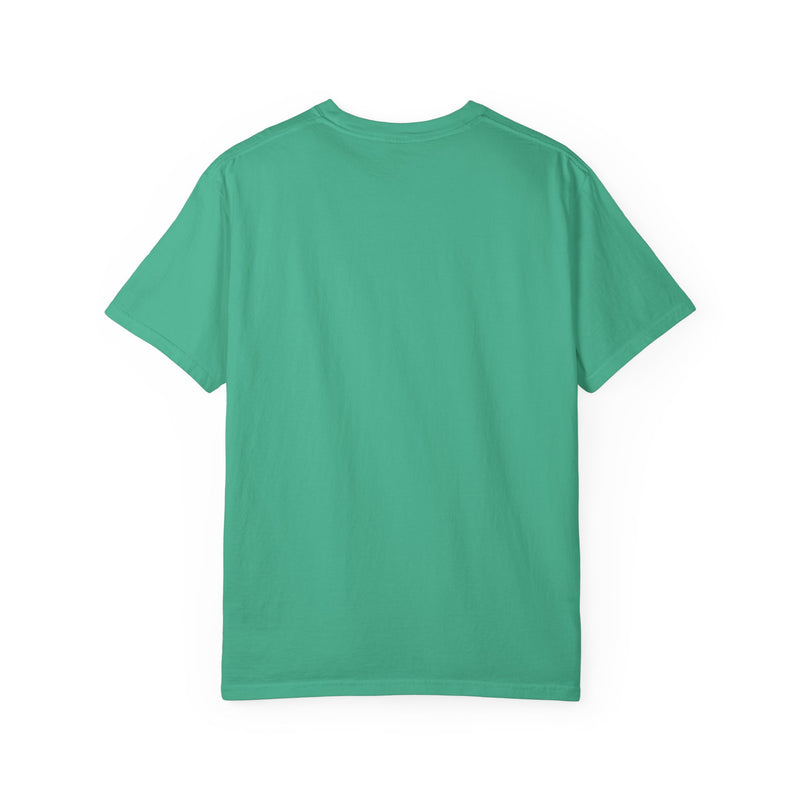 Colorful Dolphin Cityscape Unisex T-Shirt - Vibrant Ocean and Urban Fusion Tee